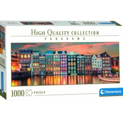 Puzzle 1000 Piezas Panorámico puesta de sol en Ámsterdam