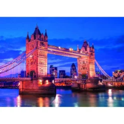 Hot Clementoni Puzzle 1000 Piezas Puente de la Torre de Londres al Anochecer