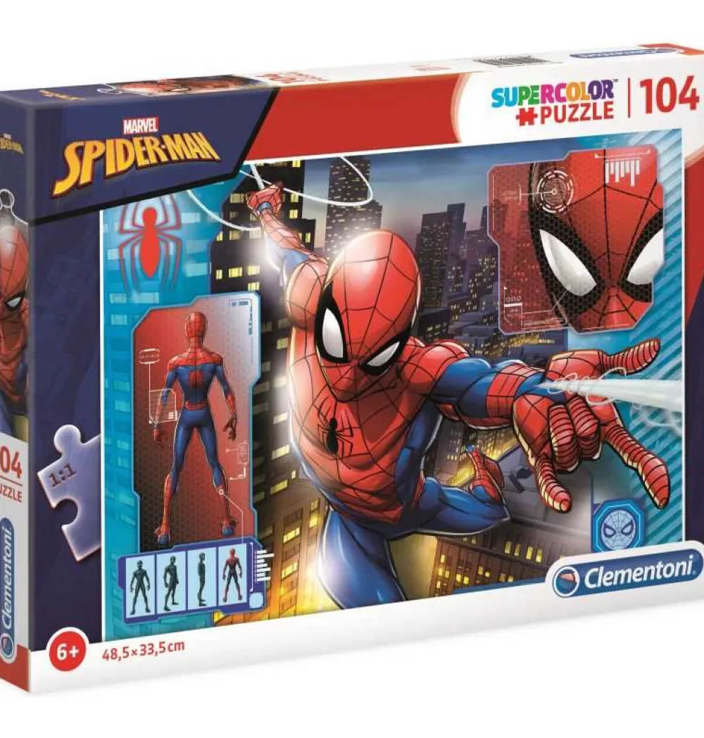 New Marvel Puzzle 104 Piezas Serie Dibujos Spiderman -