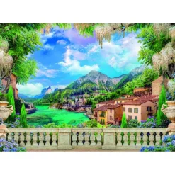 Puzzle 3000 piezas Terraza en el Lago