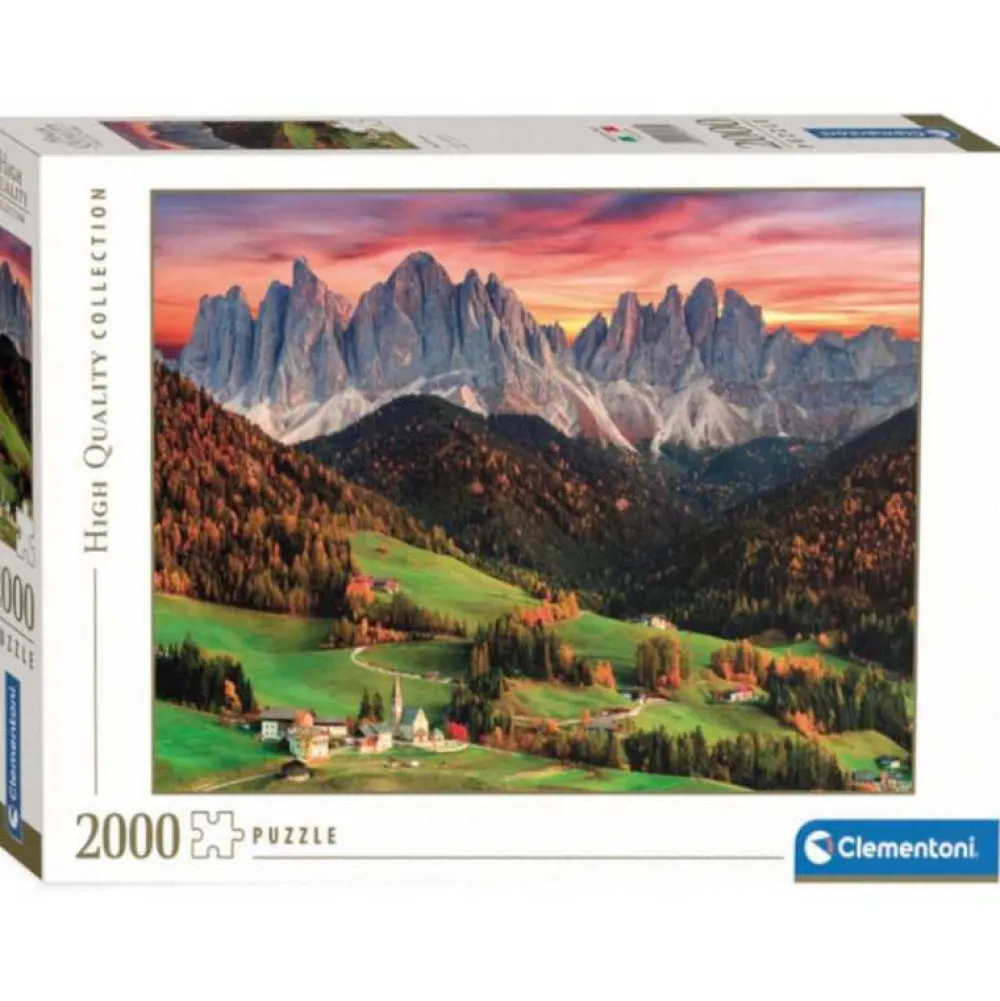 Clementoni Puzzle 2000 Piezas Valle de Funes Italia