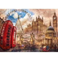 Sale Clementoni Puzzle 1500 Piezas Vintage London -