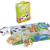 Puzzles de 6 animales flexi forms