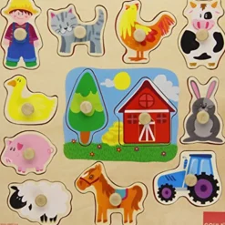 Clearance Diset Puzzle siluetas granja
