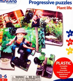 Puzzles progresivos plantas (3 puzzles)