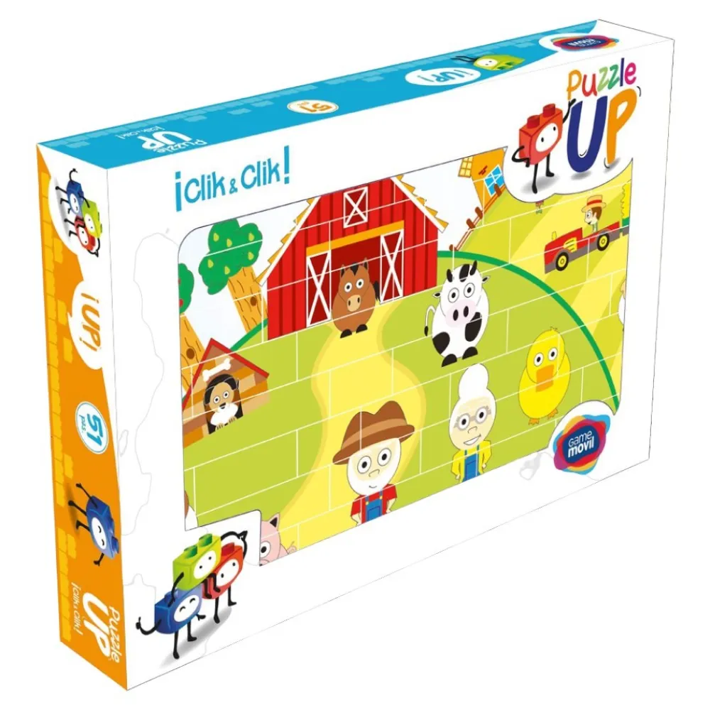 Clearance Game Movil Puzzle vertical Granja - Caja de 48 piezas