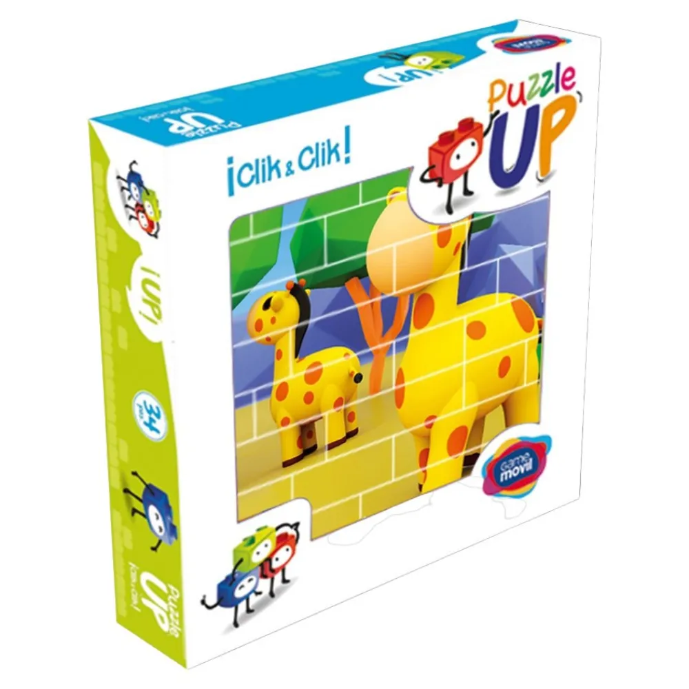 Online Game Movil Puzzle vertical Jirafas - Caja de 32 piezas