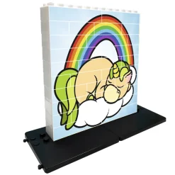Puzzle vertical Unicornio Arcoiris - Caja de 32 piezas