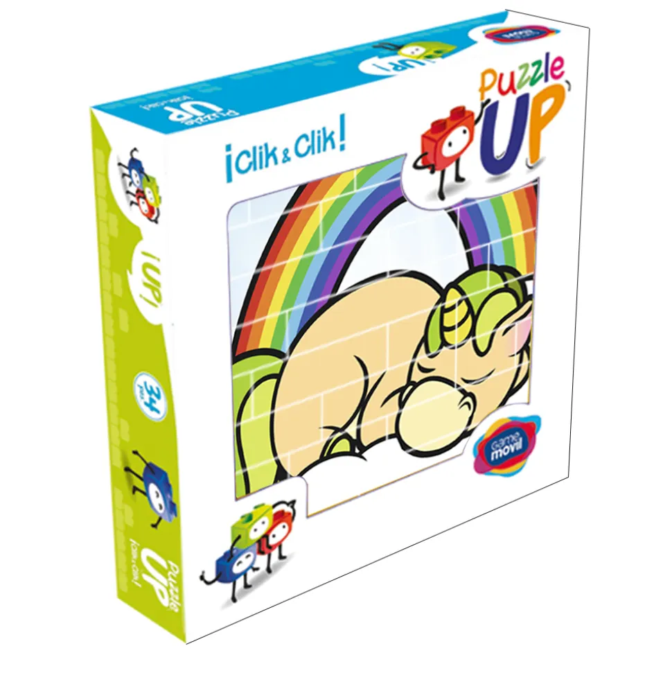 Puzzle vertical Unicornio Arcoiris - Caja de 32 piezas