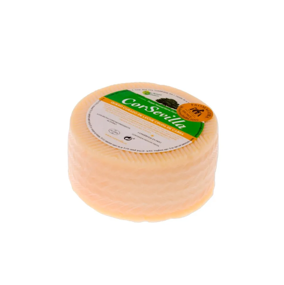 Queso curado de leche cruda de cabra – Queso entero 700 g