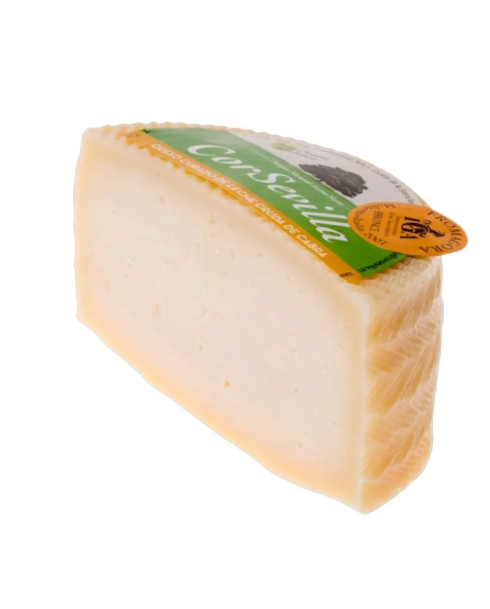 Queso curado de leche cruda de cabra – Mitad de queso 1,4 kg aprox.