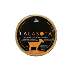 Queso de Cabra Semicurado de 2.5 kg.