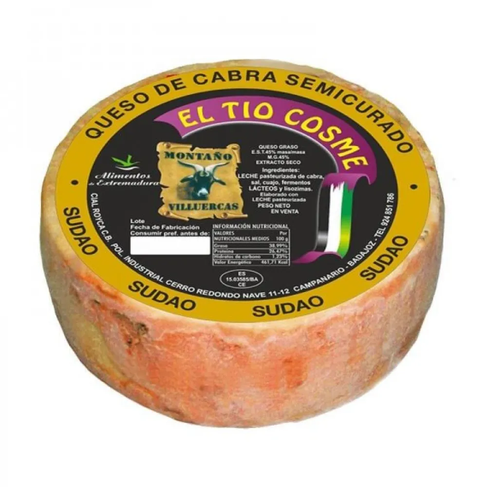 New Corazón Extremeño Queso de Cabra Sudao El Tío Cosme 500 g