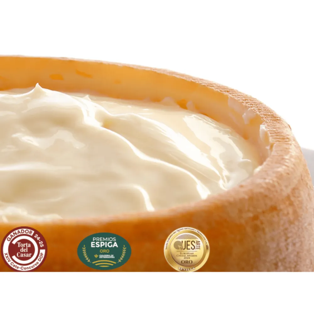 Online Ibéricos a Domicilio Gourmet Queso Gran Casar D.O.P. Torta del Casar 450g