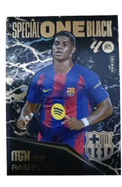 Rashford FC Barcelona Tercera Edición Nuevo Special One Black Megacracks 2025 2026 MGK Panini