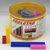 Regletas de plástico numeradas (52 piezas)