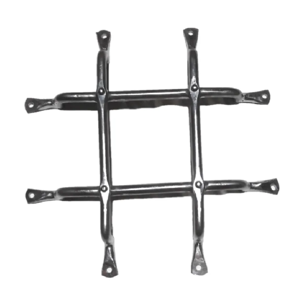 Rejas de Forja sin pintar para Mirillas y Puertas de Madera Rústicas - Para Mirillas o ventanucos de 20x20cm