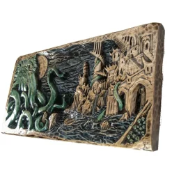 Cousas de madeira Relieve Cthulhu en R'lyeh