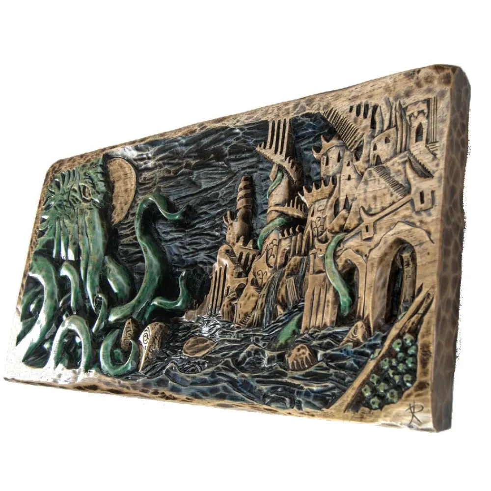 Cousas de madeira Relieve Cthulhu en R'lyeh