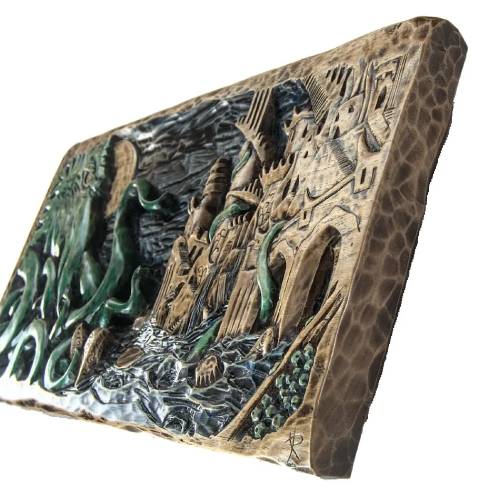 Cousas de madeira Relieve Cthulhu en R'lyeh