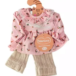 Ropa Muñeco Nenuco Blusa rosa y Leotardo 42 cm. - Famosa