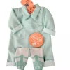 Ropa Muñeco Nenuco Mono Verde con patucos 42 cm. - Famosa