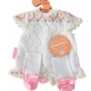 Ropa Muñeco Nenuco vestido blanco con patucos 42 cm. - Famosa