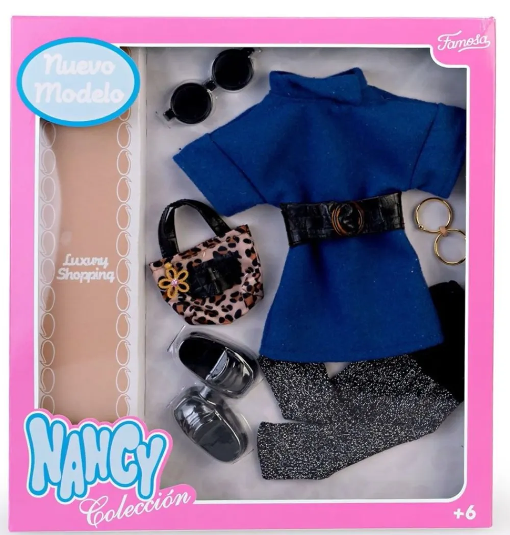 Hot Nancy Ropa para muñeca Colección Luxury Shopping azul - Famosa
