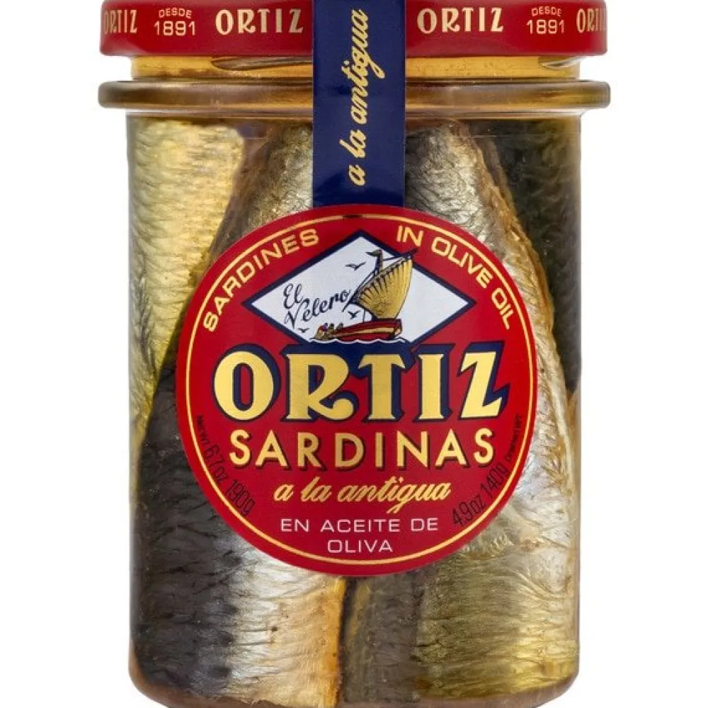 Outlet Ortiz Sardinas a la antigua en aceite de oliva - Tarro 190 g