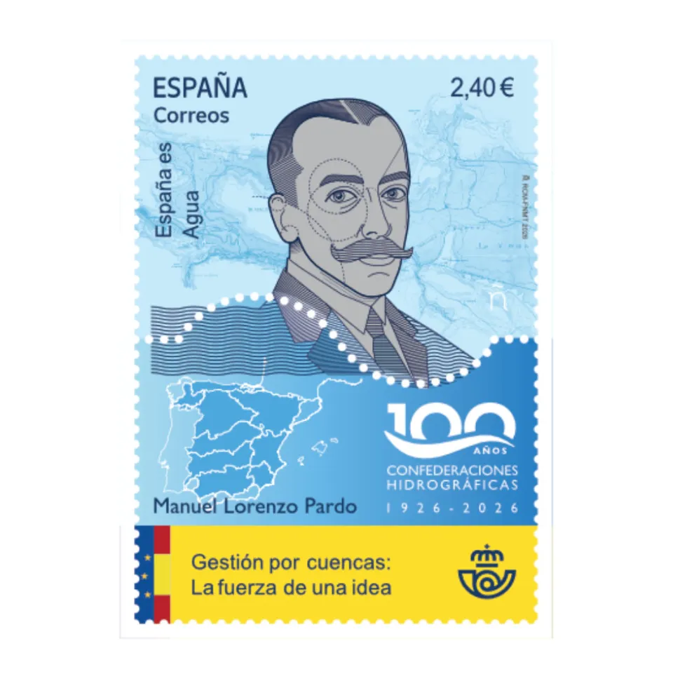 Sello Agua. Gestión por cuencas: la fuerza de una idea.| Serie España ES