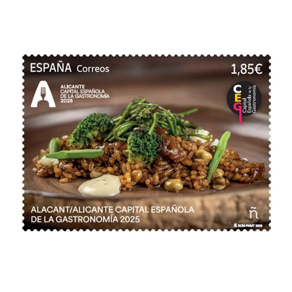 Sello Alacant / Alicante capital española de la gastronomía 2025 | Pack de 2