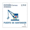 Sello aniversario puerto de Santander