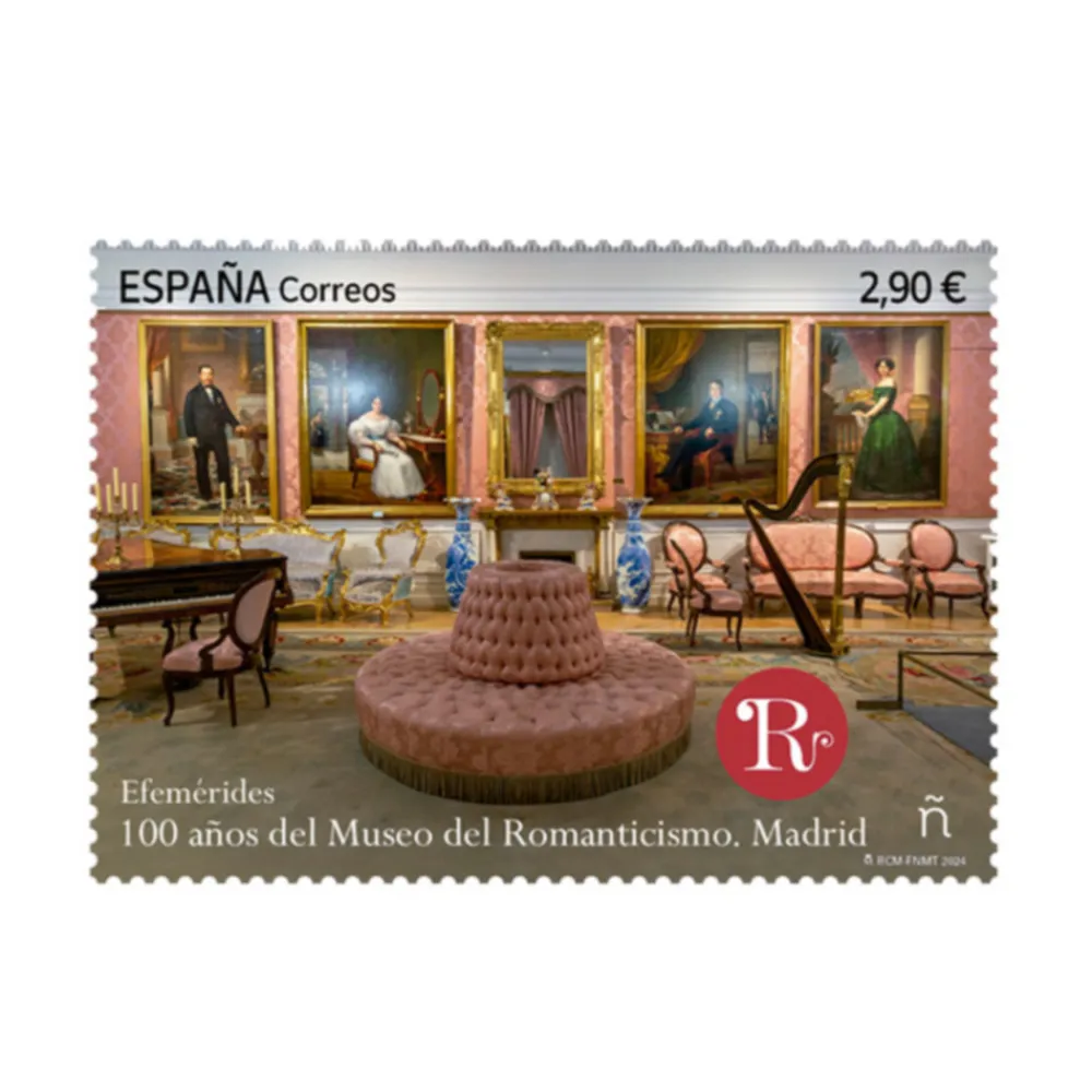 Best Sello 100 años del Museo del Romanticismo. Madrid | Efemérides