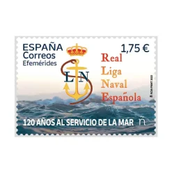 Sello 120 años Real Liga Naval España (pack de 5)