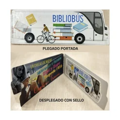 Outlet Sello Bibliobús. Serie Literatura I Hoja bloque