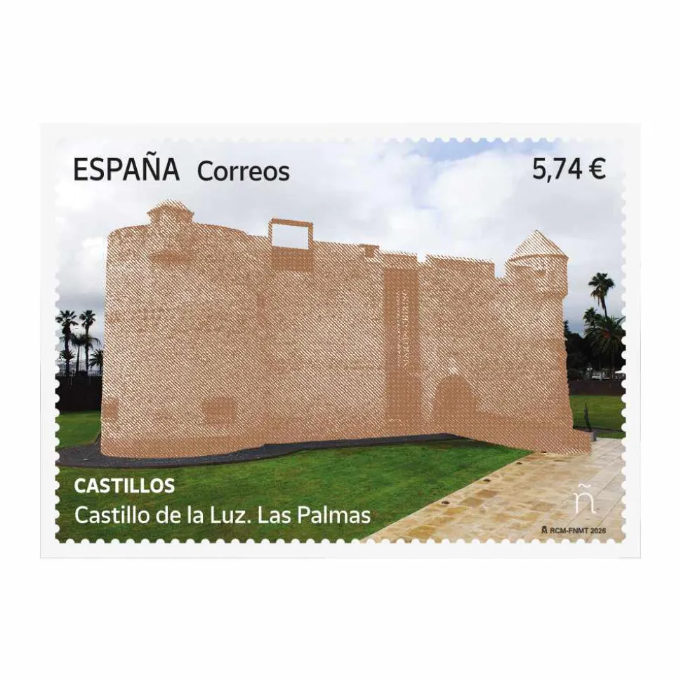 Sello Castillo de la Luz. Las Palmas | Serie Castillos