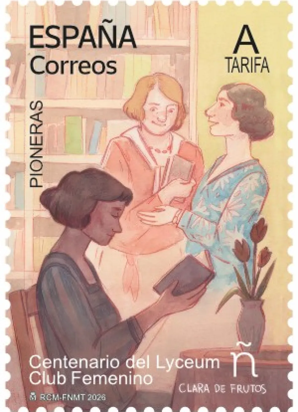 Sello Centenario del Lyceum Femenino | Tarifa A | Pack de 5