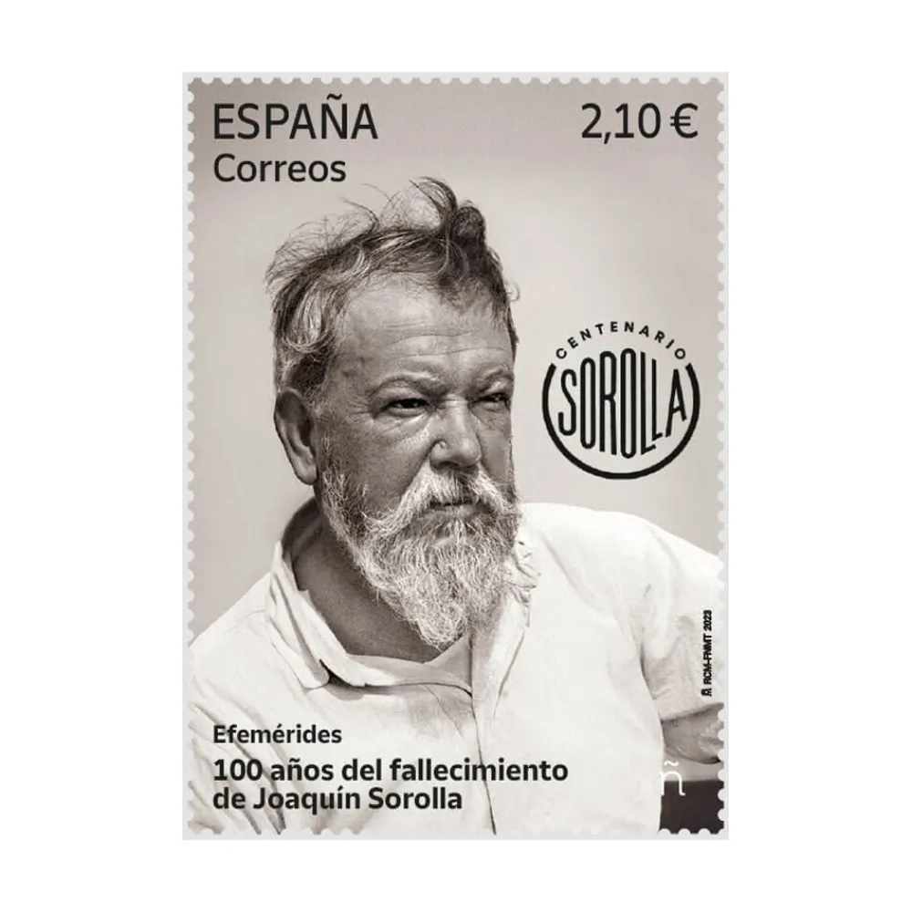 Online Sello Centenario Sorolla | 100 años del fallecimiento de Joaquín Sorolla | Serie Efemérides