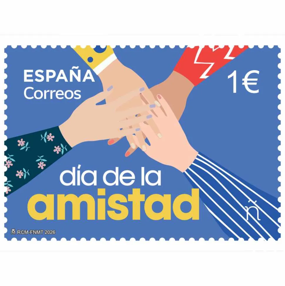Sello Día de la Amistad | Serie día de | Pack de 5