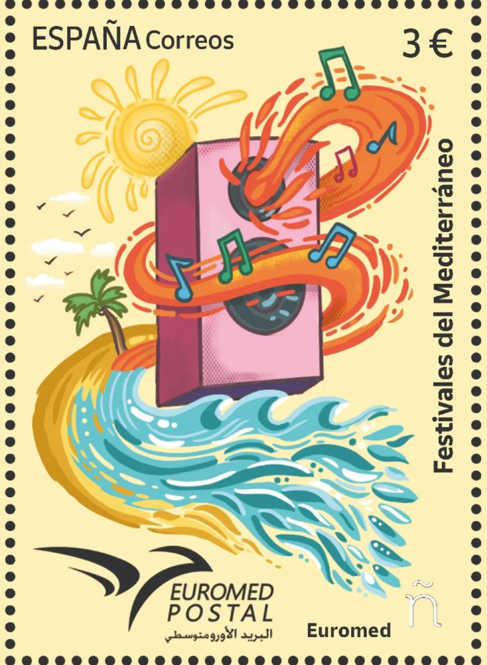 Sale Sello Euromed 2023 I Festivales del Mediterráneo
