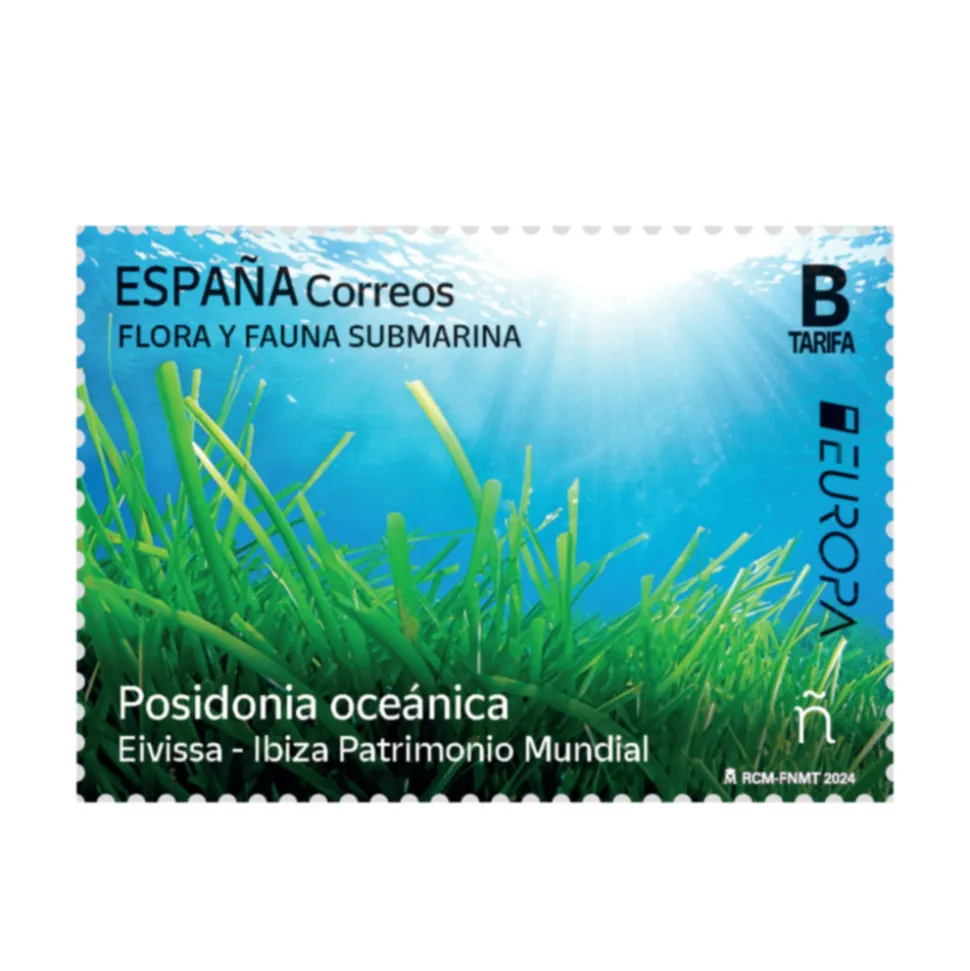 Sello Europa. Flora y fauna submarina. Posidonia oceánica | Serie Europa | Tarifa B | Pack de 5