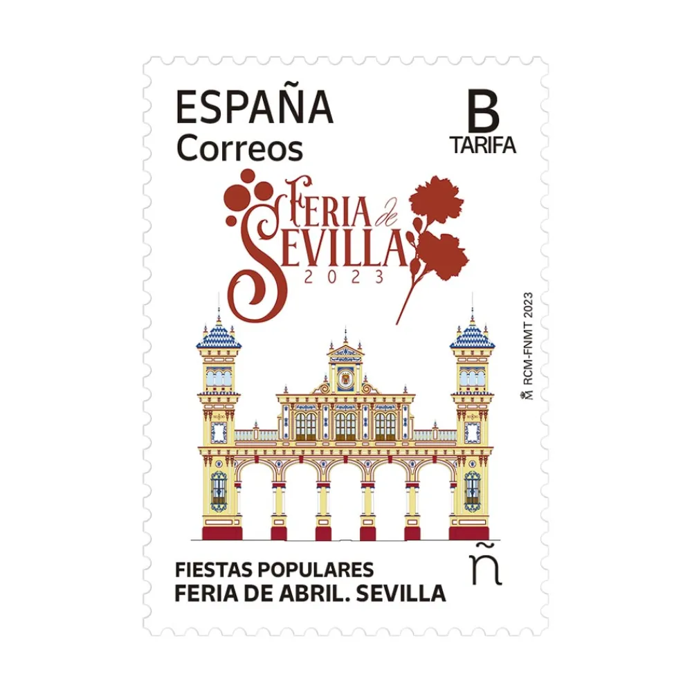 Online Sello Feria de abril. Sevilla. Tarifa B I Pack de 5