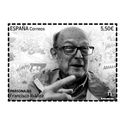 Sello Francisco Ibáñez | Serie Personajes | Humor gráfico | Hoja Bloque