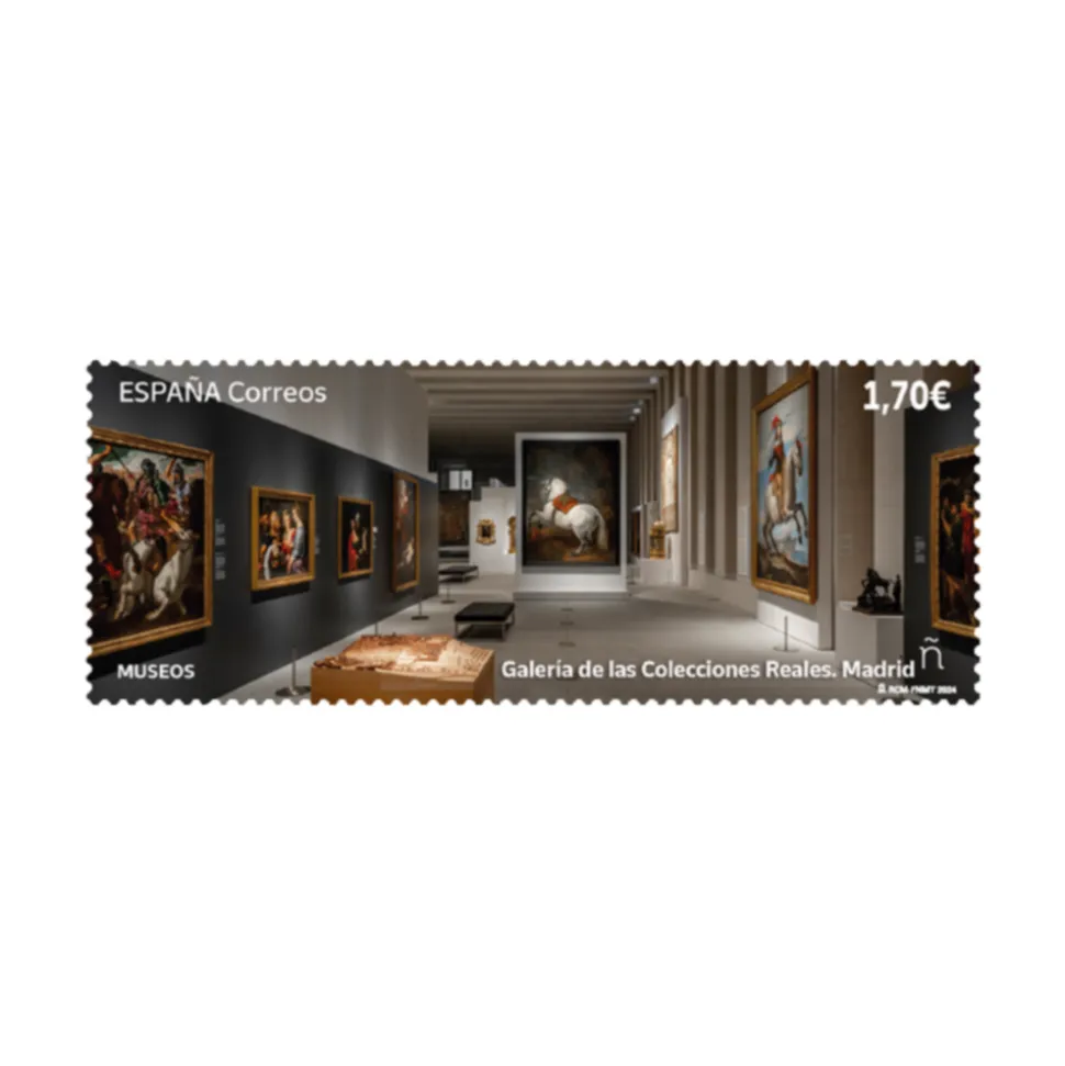 Sello Galería de las Colecciones Reales. Madrid | Serie Museos