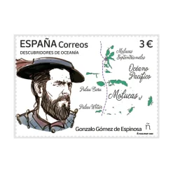 Sello Gonzalo Gómez de Espinosa | Descubridores de Oceanía