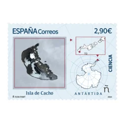Sello Isla de Cacho | Serie Ciencia
