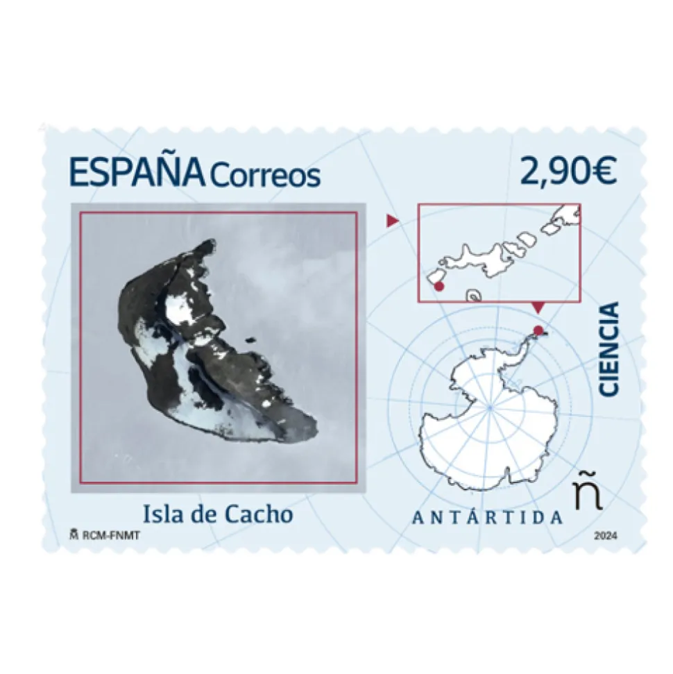 Sello Isla de Cacho | Serie Ciencia