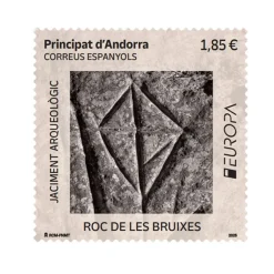 Hot Sello Jaciment Arqueològic Roc de les Bruixes. | Andorra | Europa 2025 | Pack 2