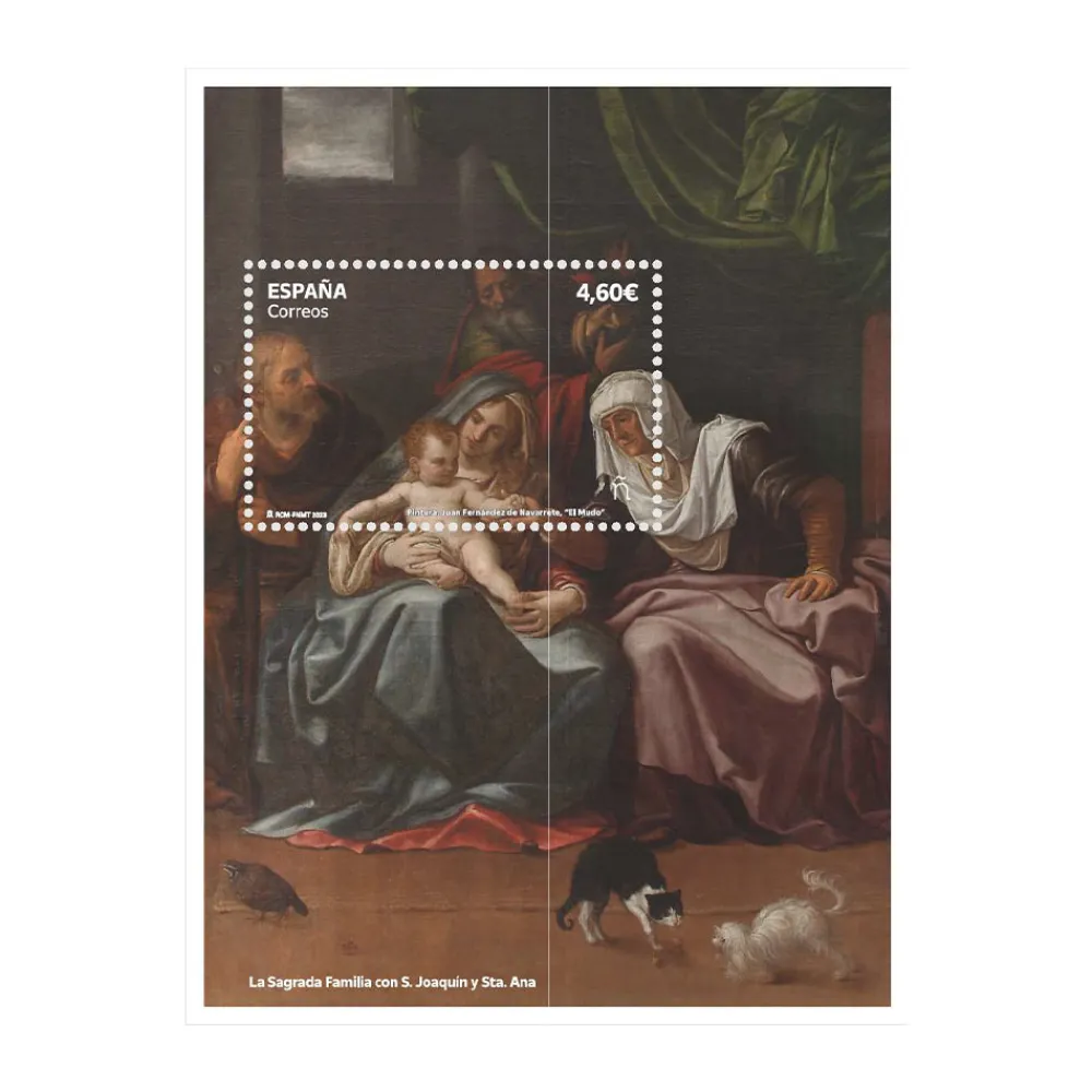 Clearance Sello Juan Fernández de Navarrete, el Mudo | Pintura | Hoja bloque