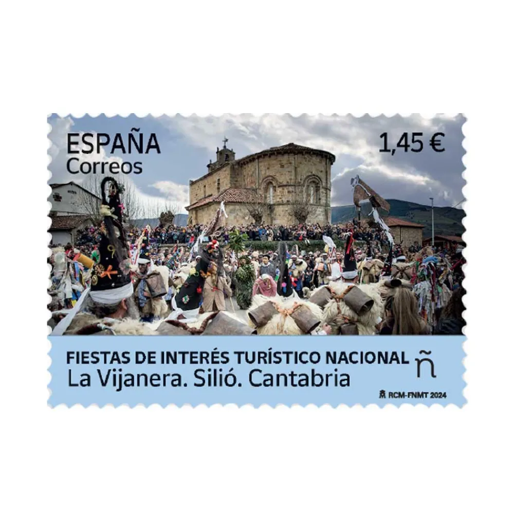 New Sello La Vijanera. Silió. Cantabria | Serie Fiestas de Interés Turístico Nacional
